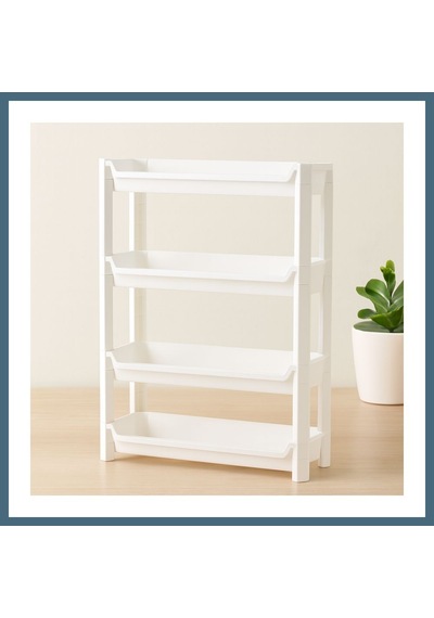 Agc Uygun Sepet 4 Katlı Sepet Organizer Raf Düzenleyici 465x145x690 Mm Agc Çok Renkli