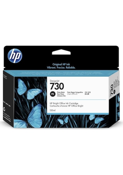 HP 730 P2V67A Mürekkep Kartuş Foto Siyah 130 ML