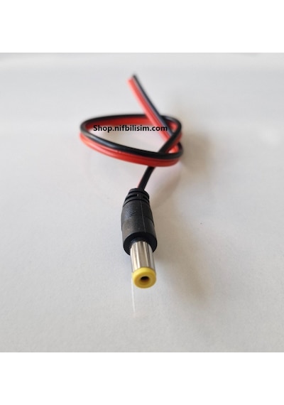 1. Sınıf 12 Volt Power Jack Kamera Enerji Soketi Cctv Enerji Kablosu 100 Adet