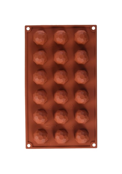 Silikon Küçük Elmas Desenli Çikolata Kek Kalıbı Goldcakes