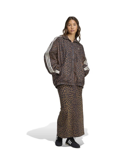 Multco Adidas Kadın Günlük Leopard Firebird Geniş Eşofman Üstü Jw7301 Çok Renkli