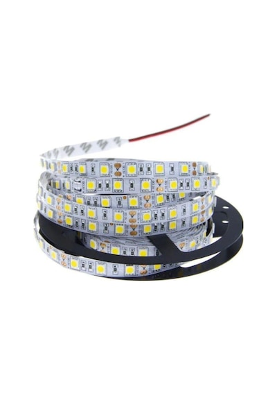 3 Çipli Günışığı Şerit Led 4 Metre 12v Adaptör Kuruluma Hazır Anahtarlı Set