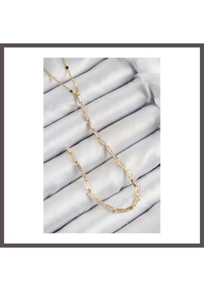 Bezos Pirinç Zirkon Taşlı Model Gold Renk Y Kolye Nxrlvng