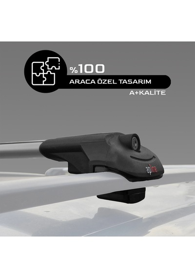 S-dizayn Audi A4 B9 Allroad 2016 Üzeri Ace-1 Model Gri Ara Atkı A+ Kalite