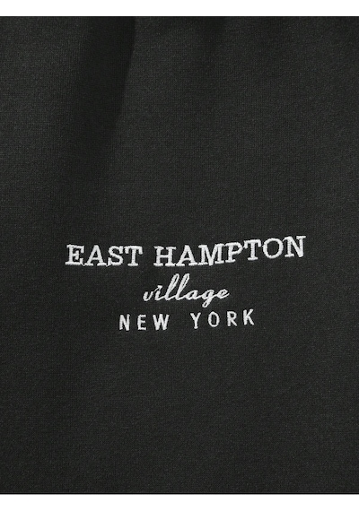 Letter Embroidery Thermal Lined 4 Mevsim Eşofman Siyah