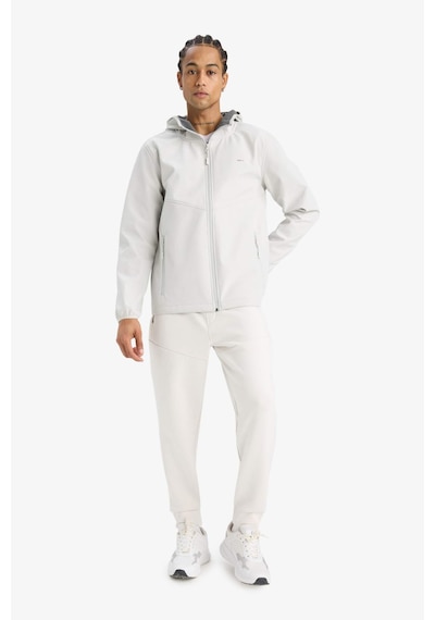 Defacto Rüzgar Geçirmez Su İtici Softshell Yağmurluk A2122AX24AU Gri
