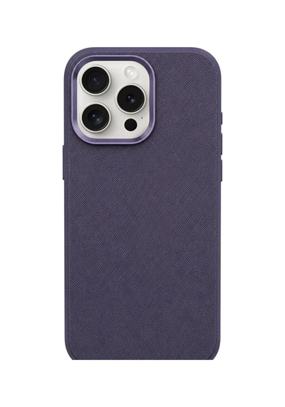 Premium Fabric Cover Royal Plum İphone 16 Pro Lacivert