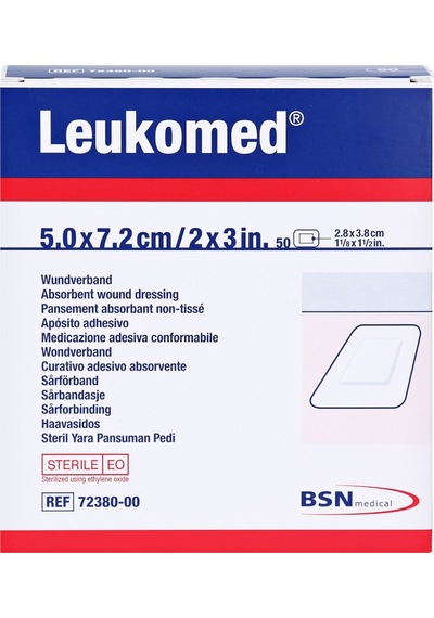 Leukomed Steril Yara Pansuman Pedi 7.2 x 5 CM 50 Adet