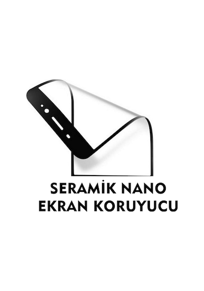Oppo A91 Siyah Seramik Nano Ekran Koruyucu Tam Kaplayan Kırılmaz Esnek Cam