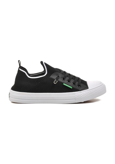 United Colors Of Benetton Siyah Kadın Sneaker Benetton Bnı-10233 Z Siyah