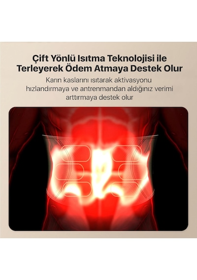 SKG GS300 TENS-EMS Akıllı Taşınabilir Karın Masaj Aleti/Robotu | Isı Terapisi - Termoterapi