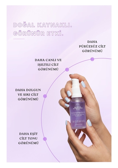 Botavee Retinol Alternatifi Bakuchiol Serum - Yaşlanma Karşıtı, Canlandırıcı Ve Aydınlatıcı Yüz Serumu - 30 Ml