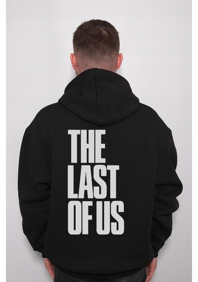 Baskwear The Last Of Us Joel Sweatshirt Unisex Kapüşonlu Hoodie SIYAH