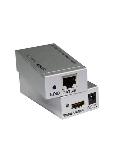 Nova Ethernet Extende Hdmı + Usb 150 Metre Uzatma Beyaz - Siyah