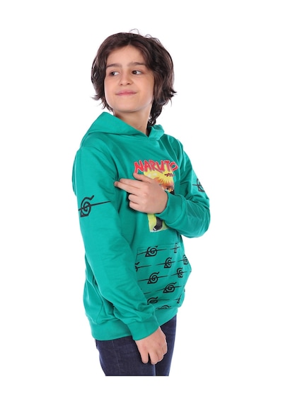 Toontoy Kids Toontoy Erkek Çocuk Relax Fit Kapüşonlu Cepli Baskılı Sweatshirt - 2 İplik Koyu Yeşil Toontoy Kids Toontoy Erkek Çocuk Relax Fit Kapüşonlu Cepli Baskılı Sweatshirt - 2 İplik Koyu Yeşil