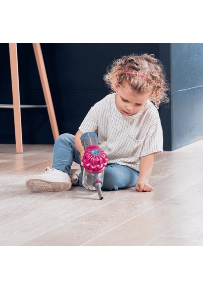 Casdon - Oyuncak Dyson Kablosuz Elektrikli Süpürge - Pembe