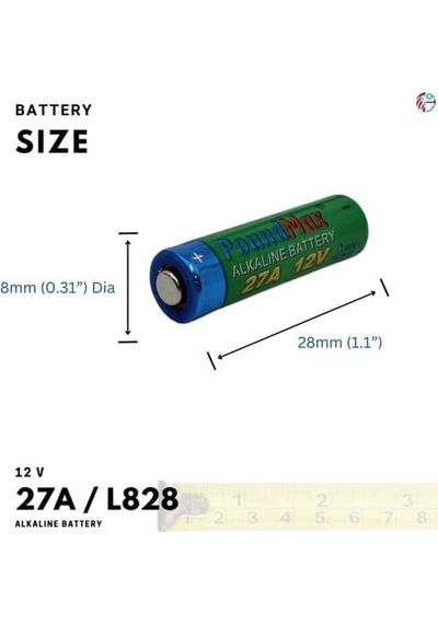 5 Adet 27a, L828, Özel Alkali Pil, 12 V, A27, V27a, Lr27a, Mn27, Gp27a, V27ga Saatler, Uzaktan Kumandalar, Hesap Makinesi, Kompakt, Uzun Ömürlü Ve Yüksek Performans