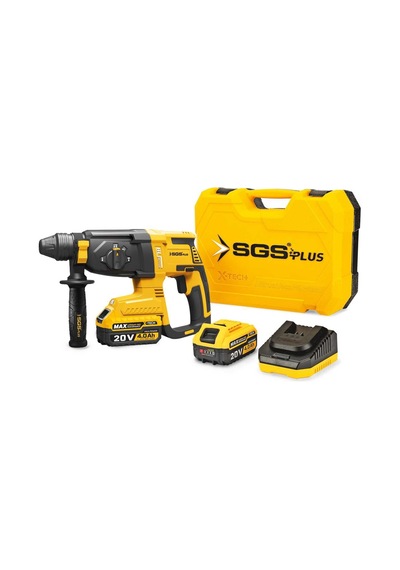 Sgs Plus SGS5521 - 20 Volt 4 Amper 2.8 Joules 0-5300 BPM Akülü Darbeli Kırıcı Delici Seti