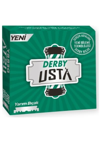 Derby Usta 100 Parça .berber Kırık Jilet
