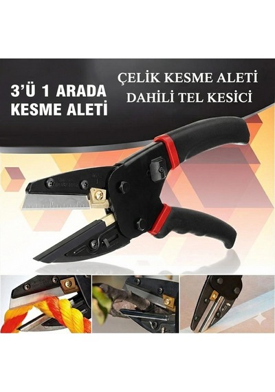 Multi Cutter Kalın Sert Malzeme Kesme Aleti Abanoz