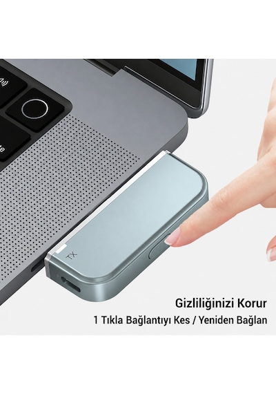 Kablosuz Hdmı Ekran Yansıtma Cihazı Type-c To Hdmı Tx+rx Tak Çalıştır Android Apple iPhone Windows Mac Tv Monitör Projeksiyon Uyumlu