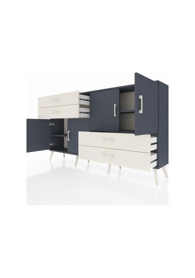 Arges Konsol 3 Raflı 4 Çekmeceli 4 Kapaklı 176x30x99 Antrasit-ant Antrasit-antrasit/aytaşı Arges Konsol 3 Raflı 4 Çekmeceli 4 Kapaklı 176x30x99 Antrasit-ant Antrasit-antrasit/aytaşı