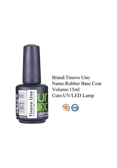 Uno Base Coat Rubber Kauçuk Bazlı Led/uv Uyumlu Base Gel 15 Ml.