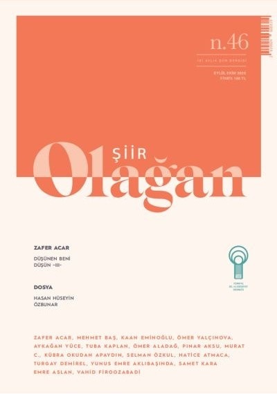 Olağan Şiir Dergi 46.sayı Eylül-ekim 2025