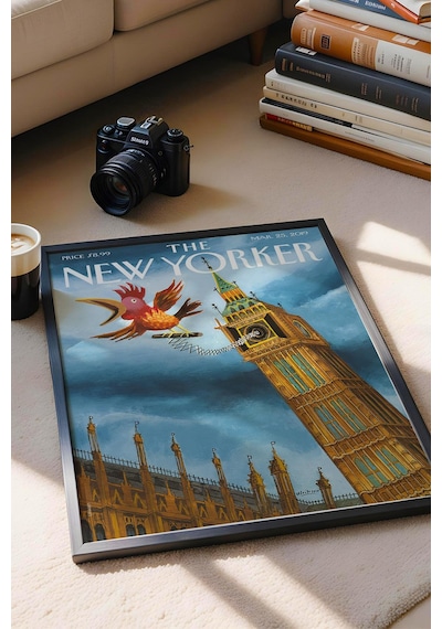 The New Yorker Çerçeveli Tablo March 25 2019