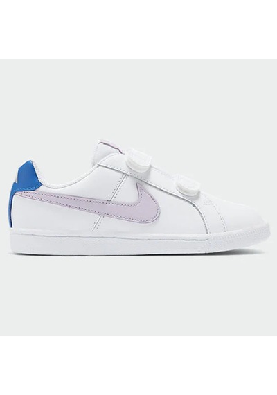 Nike Court Royale Leather Sneaker Hakiki Deri Bantlı Çırtlı Unisex Çocuk Spor Ayakkabı Beyaz
