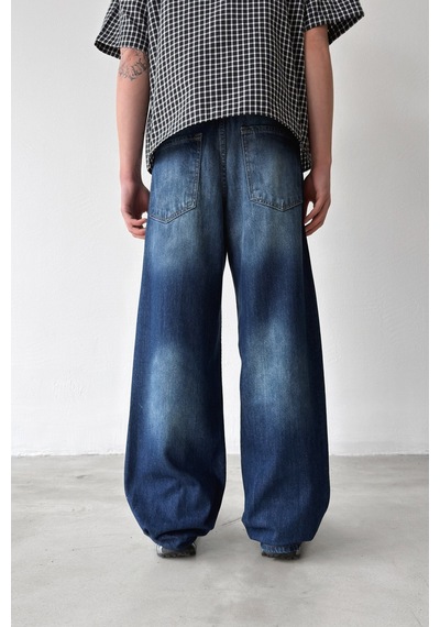 Flaw Lazer Soldurma Efektli Regular Jean-29581 Lacivert