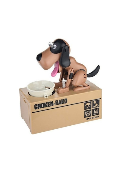 Sunup Sn-14320 Sensörlü Para Yiyen Köpek Model Bozuk Para Kumbarası