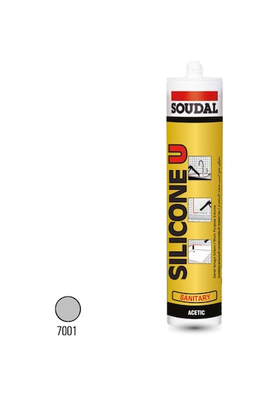 Soudal Silicone U Alüminyum Gri 280 Gr 405025