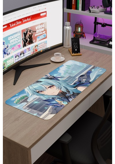 Eula Genshin Impact Anime Gacha V2 - 70x30 Xl Gaming Mouse Pad Fare Altlığı