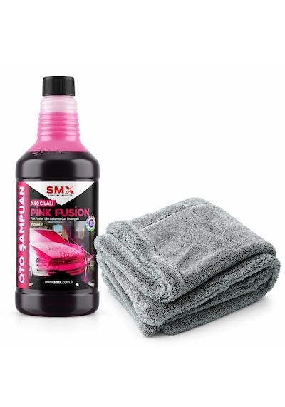Pink Fusion & 1200 Gsm Kurulama Havlusu İkili Set