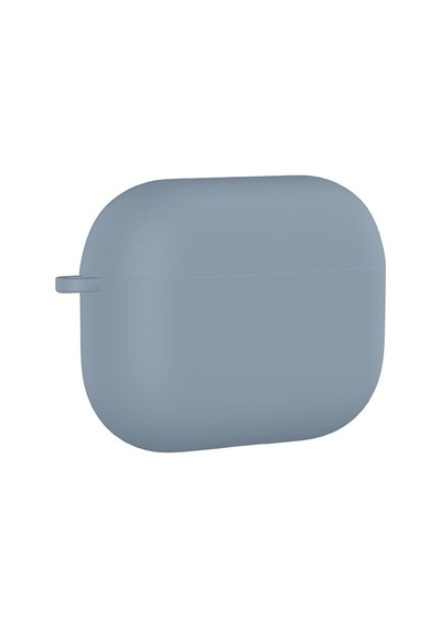 Apple İle Uyumlu Airpods Pro 3 Standart Silikon Kılıf Lavendery Gray