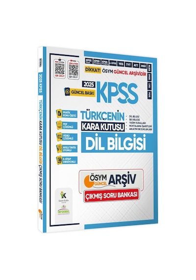 2025 Kpss Kara Kutu Genel Yetenek Altın Set Ösym Çıkmış 10 Soru Bankası Konu Özeti Pdf/video Çözümlü