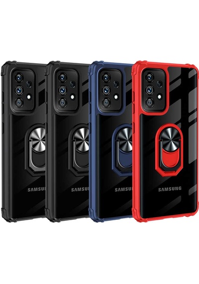 Samsung Uyumlu Galaxy A72 Kılıf Zore Mola Kapak Siyah