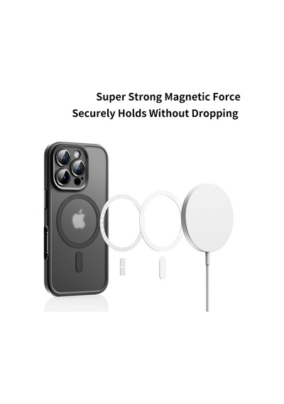 Rock Apple Uyumlu iPhone 16 Pro Max Anti-drop Lens Korumalı Magsafe Kılıf Çok Renkli