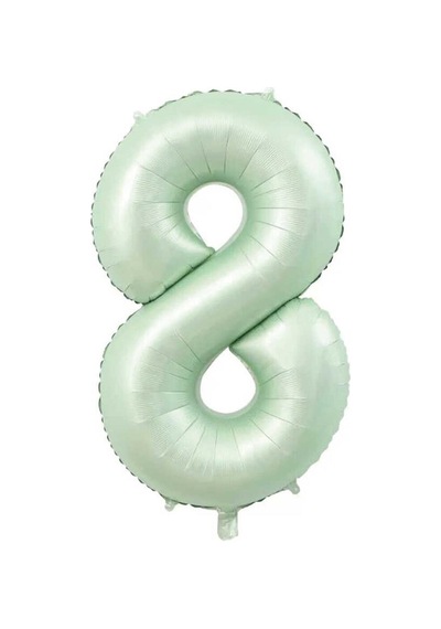 Yeşil 8 Rakam Folyo Balon 76cm Yeşil