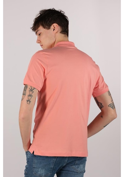 AR-MA Arma Erkek Büyük Beden Polo Yaka Tişört Y22374869601 Pembe