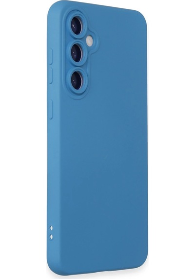 Newface - 847 - Samsung Galaxy S24 Kılıf Nano İçi Kadife Silikon - Edntrend - - Mavi