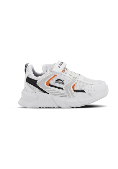 Slazenger KENDALL Çocuk Cırt Cırtlı Beyaz / Turuncu Günlük Spor Ayakkabısı