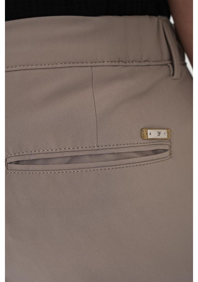 Efor Comfort Fit Beli Lastikli Esnek Vizon Spor Pantolon P 1189 Vizon