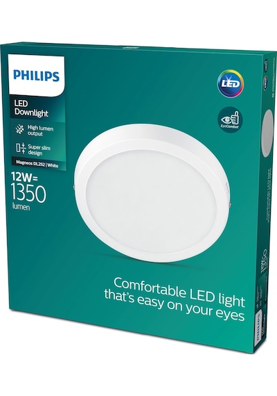Philips Magneos Yuvarlak Tavan Lambası 12w 1350 Lumen 4000k Gün I Çok Renkli