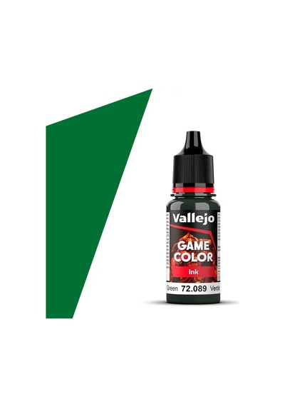 17 Ml. Green Ink Game Color Serisi Maket Boyası, Vallejo 72089 Standart