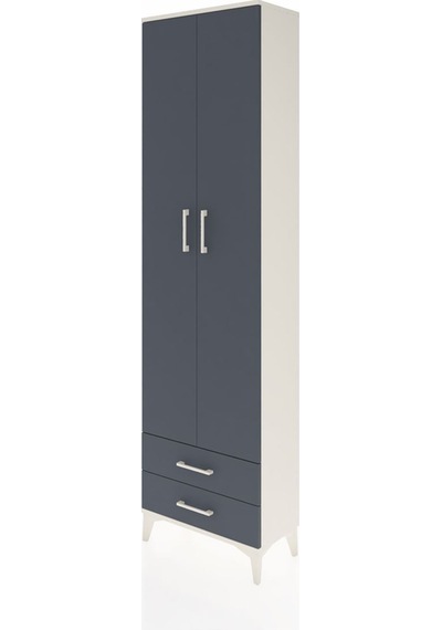Arges Dolap 5 Raflı 2 Çekmeceli 2 Kapaklı 60x30x221 Aytaşı-an... Aytaşı