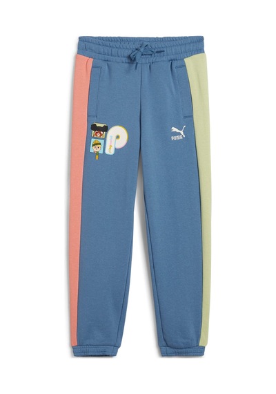 Puma X Playmobıl T7 Çocuk Eşofman Altı 627397 24 Mavi