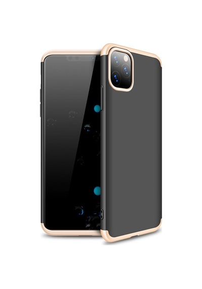 Apple Uyumlu  iPhone 11 Pro Max Kılıf 3 Parçalı 360 Tam Koruma Gkk Kapak