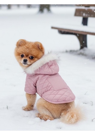 Pinky Pie Pembe Köpek Montu Kışlık Ceket